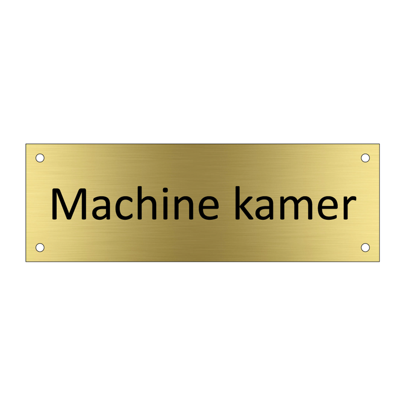 Machine kamer & Machine kamer & Machine kamer