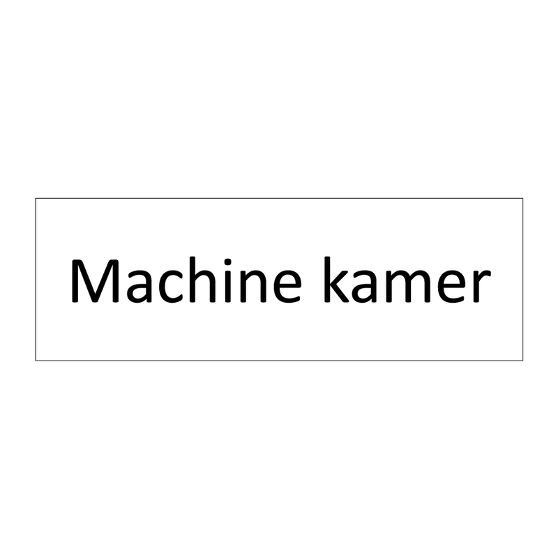 Machine kamer & Machine kamer & Machine kamer & Machine kamer & Machine kamer & Machine kamer