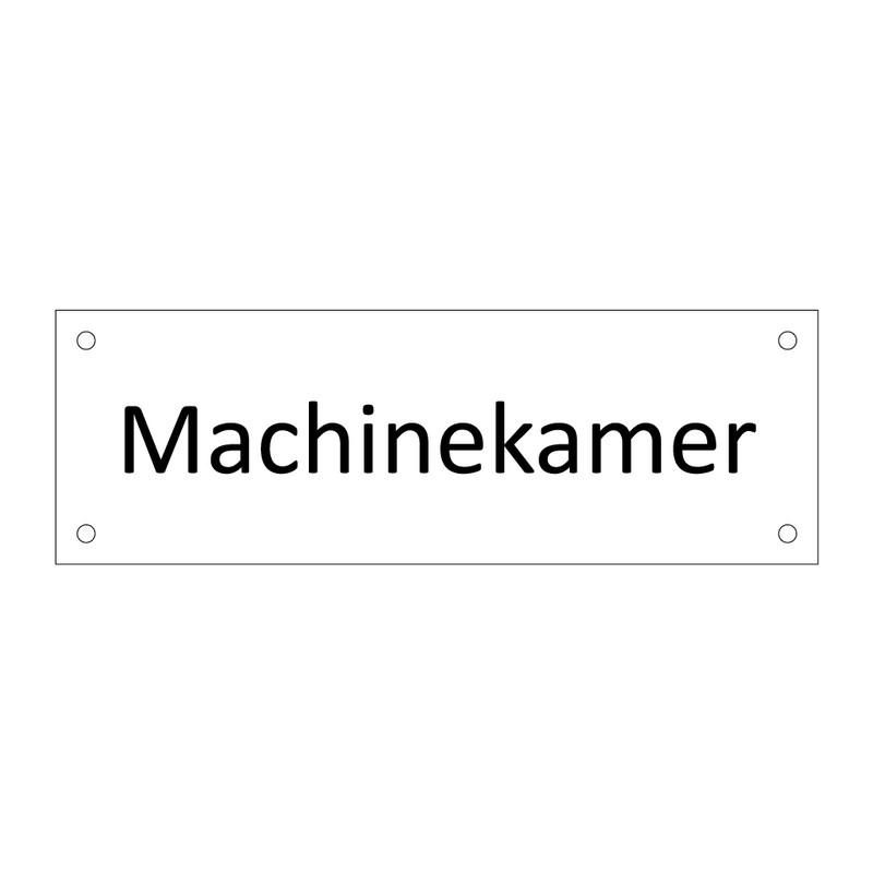 Machinekamer & Machinekamer & Machinekamer