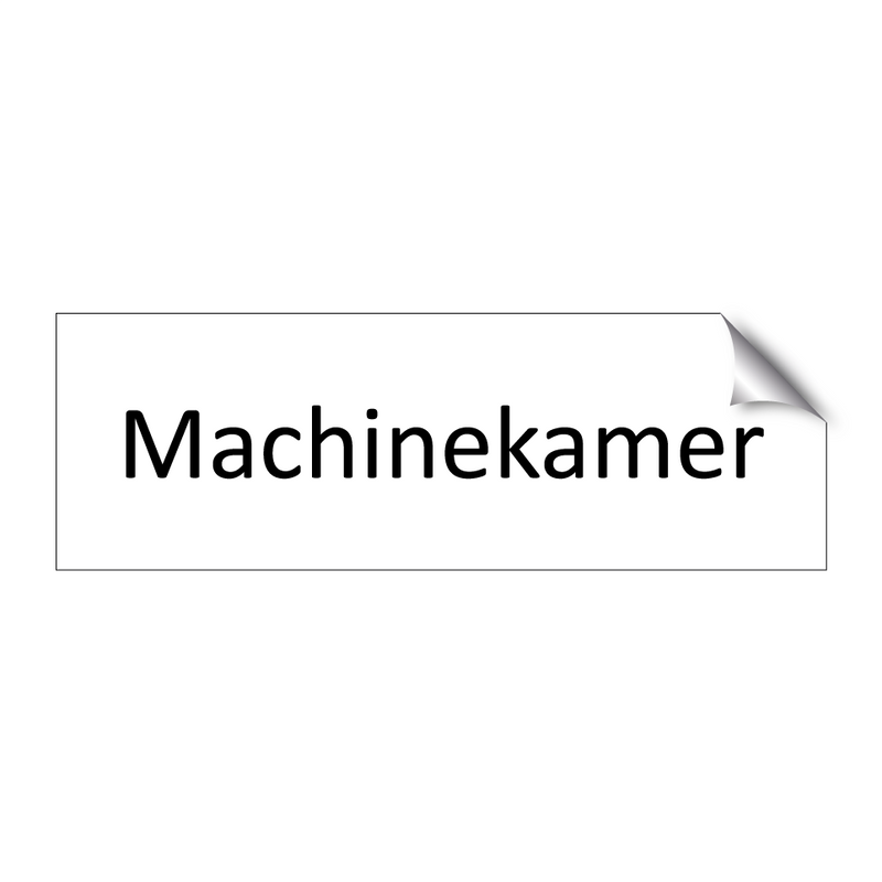 Machinekamer & Machinekamer & Machinekamer