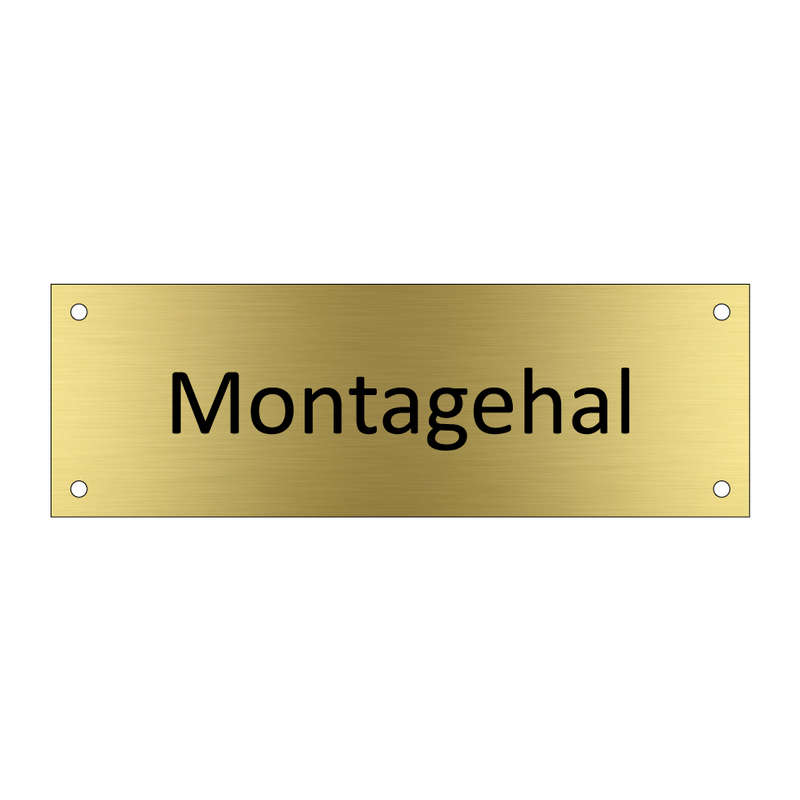 Montagehal & Montagehal & Montagehal