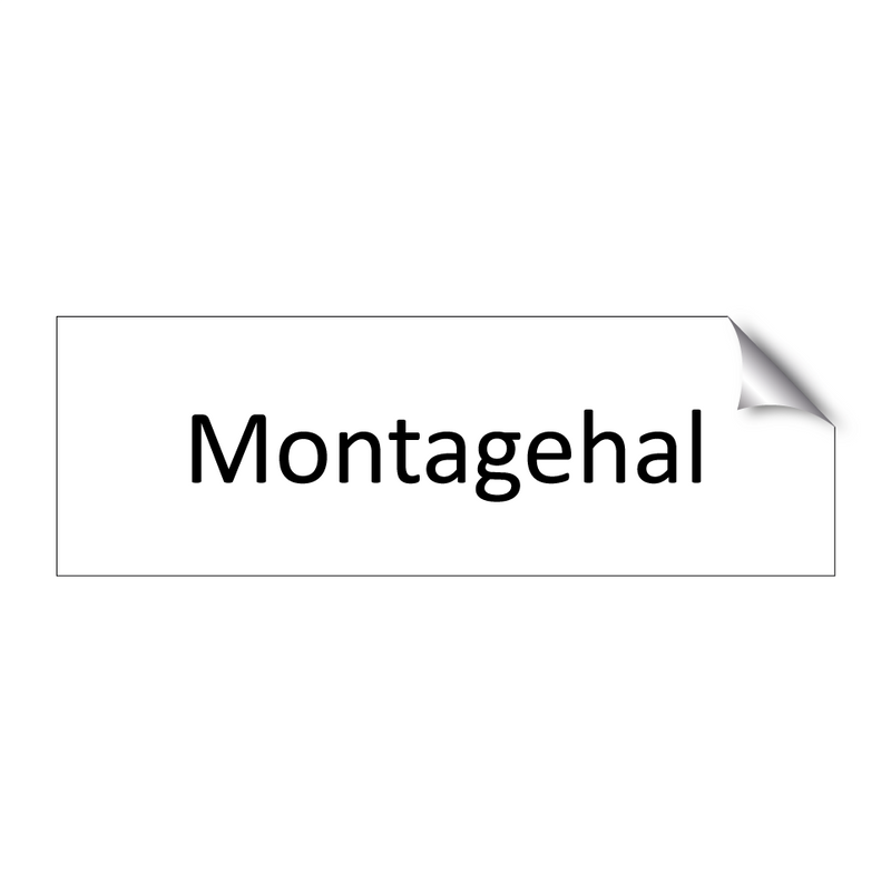 Montagehal & Montagehal & Montagehal