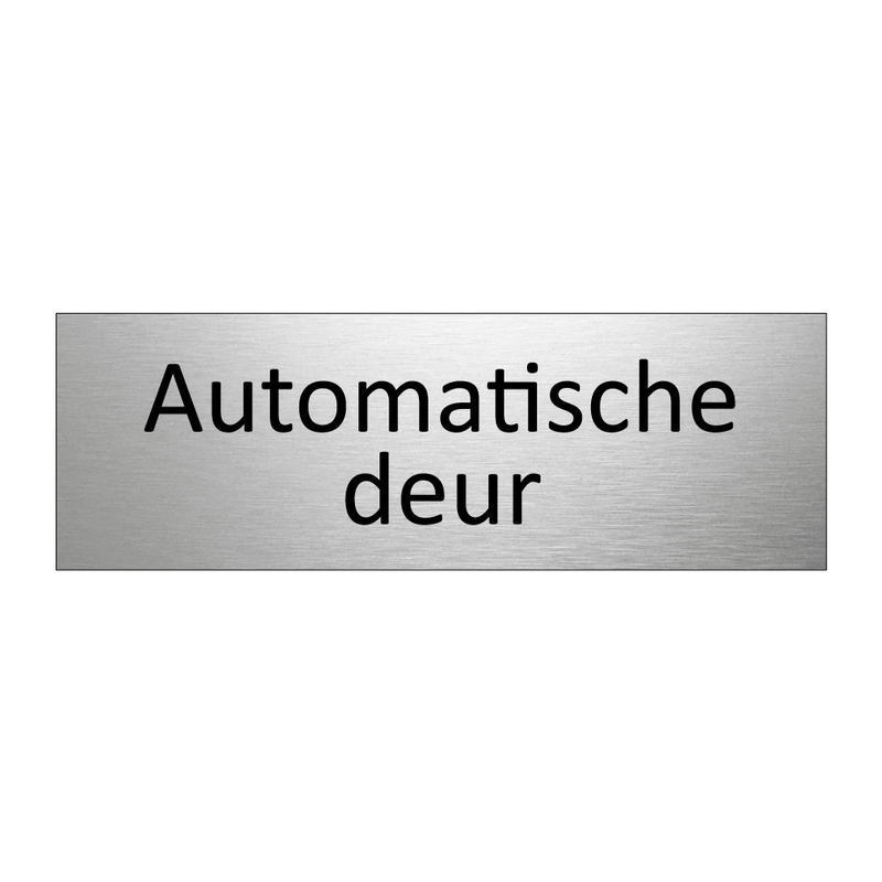 Automatische deur & Automatische deur & Automatische deur & Automatische deur & Automatische deur