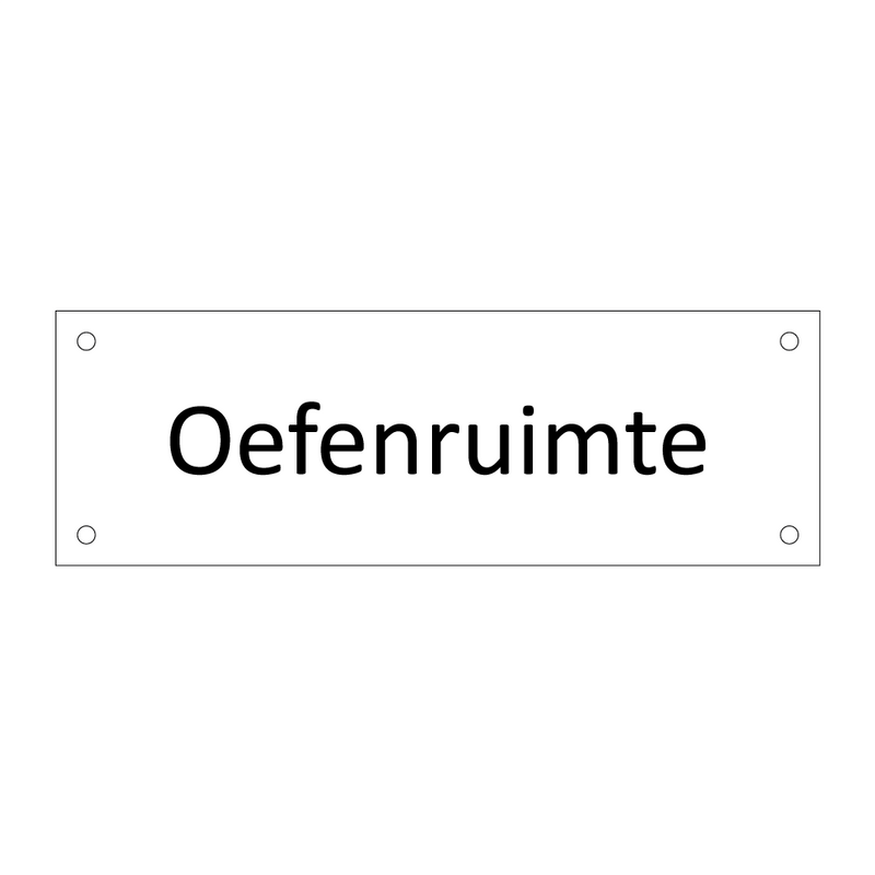 Oefenruimte & Oefenruimte & Oefenruimte