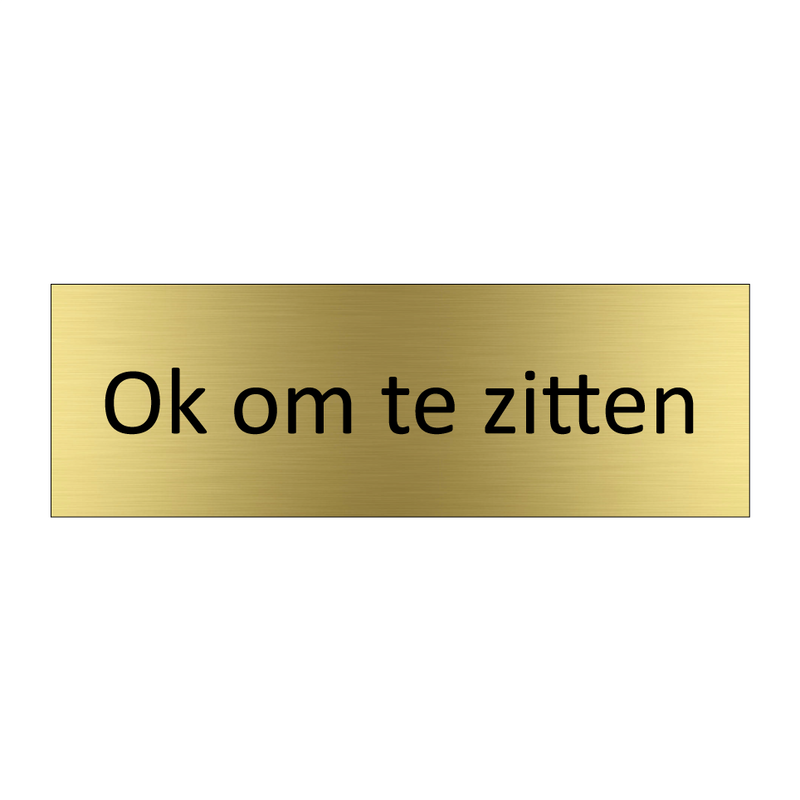 Ok om te zitten & Ok om te zitten & Ok om te zitten & Ok om te zitten & Ok om te zitten