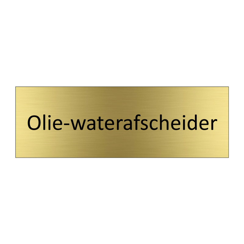 Olie-waterafscheider & Olie-waterafscheider & Olie-waterafscheider & Olie-waterafscheider