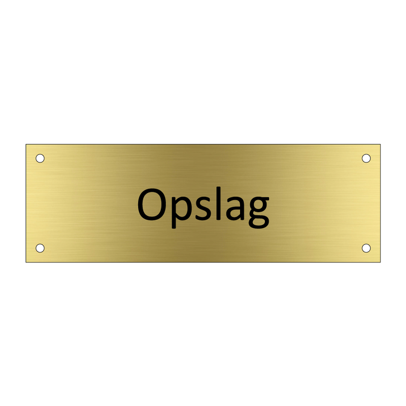 Opslag & Opslag & Opslag