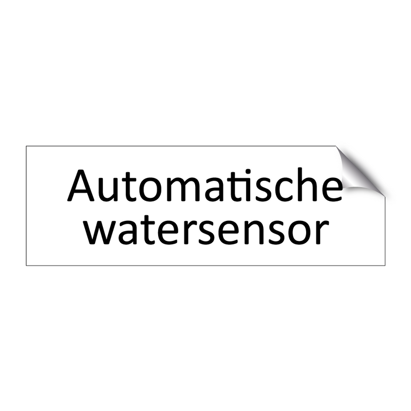 Automatische watersensor & Automatische watersensor & Automatische watersensor