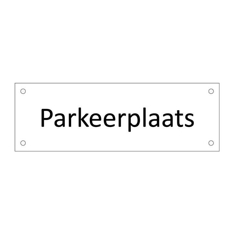 Parkeerplaats & Parkeerplaats & Parkeerplaats