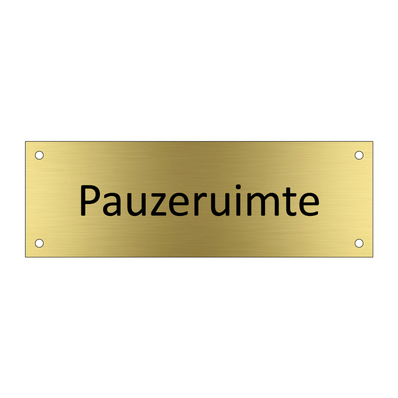 Pauzeruimte & Pauzeruimte & Pauzeruimte