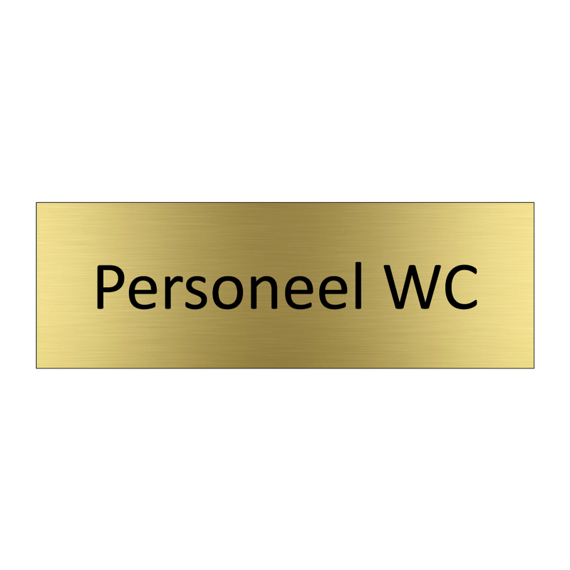 Personeel WC & Personeel WC & Personeel WC & Personeel WC & Personeel WC & Personeel WC