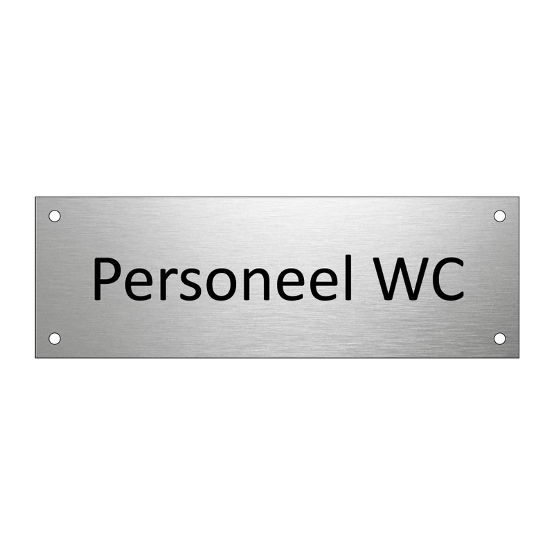 Personeel WC & Personeel WC & Personeel WC