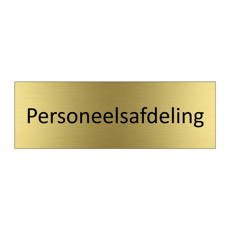 Personeelsafdeling & Personeelsafdeling & Personeelsafdeling & Personeelsafdeling