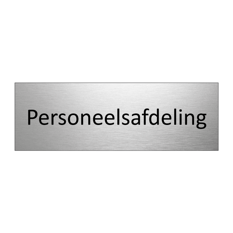 Personeelsafdeling & Personeelsafdeling & Personeelsafdeling & Personeelsafdeling