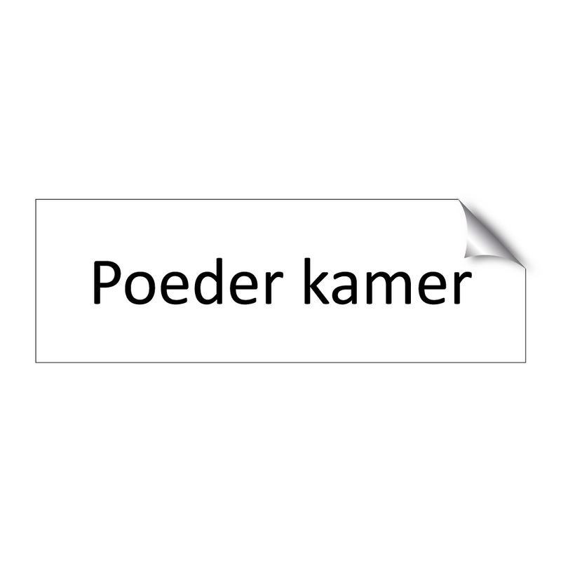 Poeder kamer & Poeder kamer & Poeder kamer