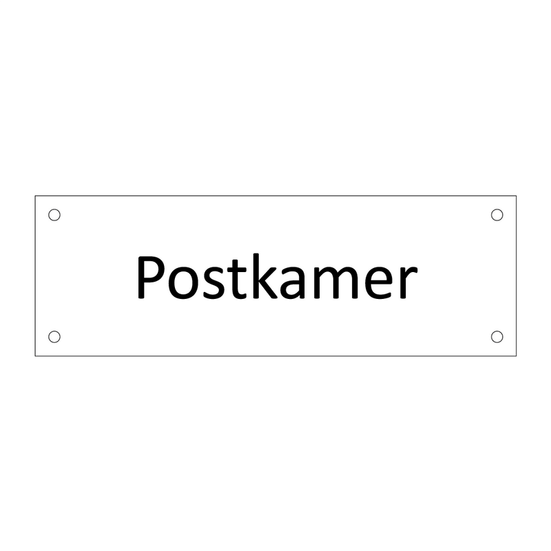 Postkamer & Postkamer & Postkamer