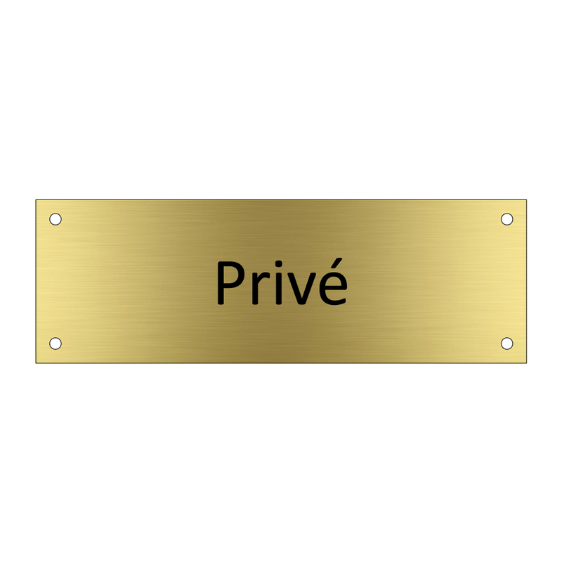 Privé & Privé & Privé