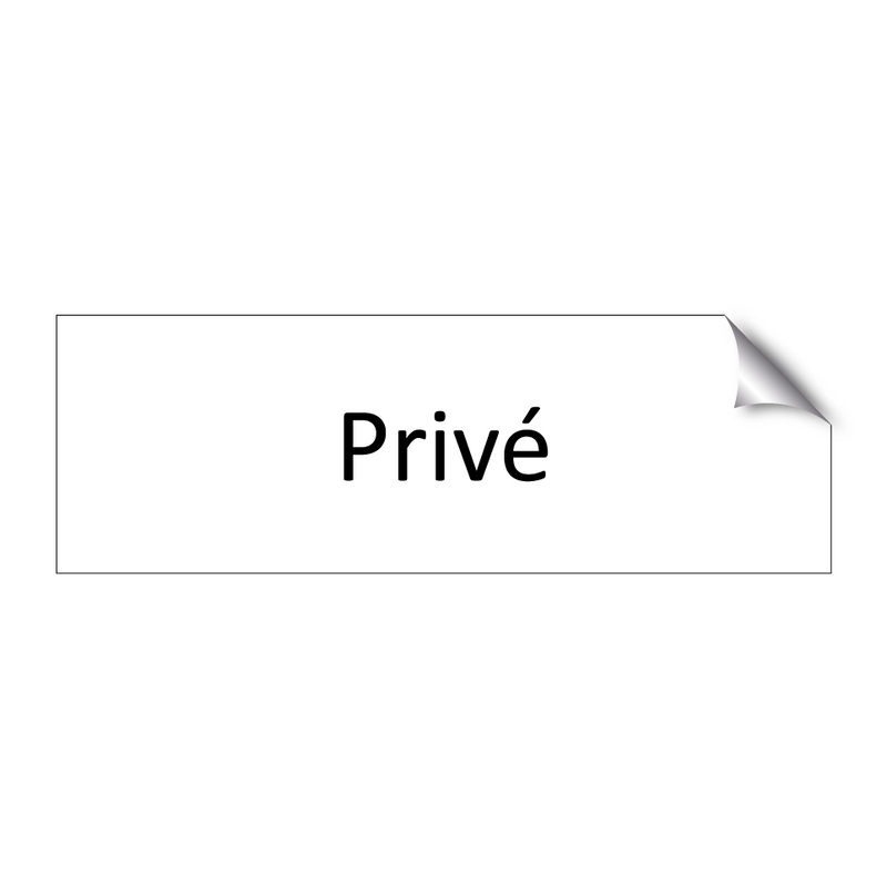 Privé & Privé & Privé