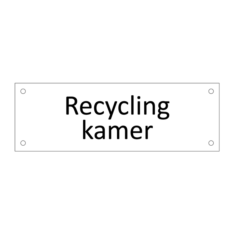 Recycling kamer & Recycling kamer & Recycling kamer