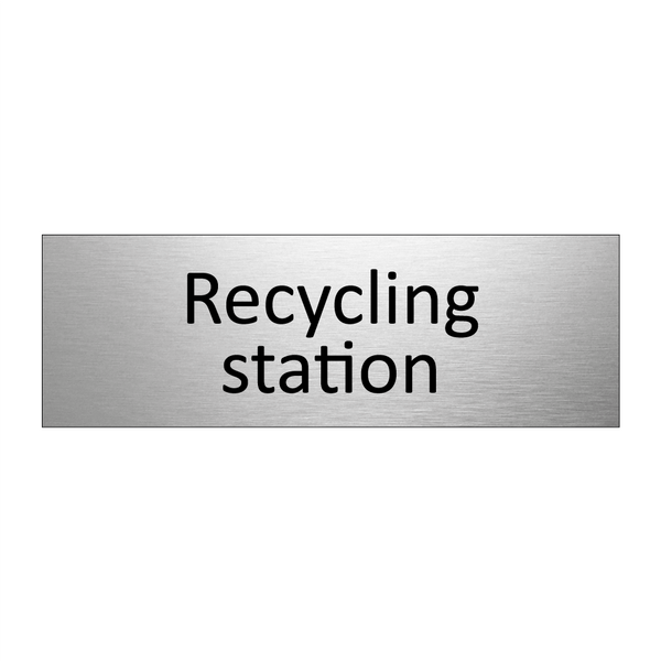 Recycling station & Recycling station & Recycling station & Recycling station & Recycling station