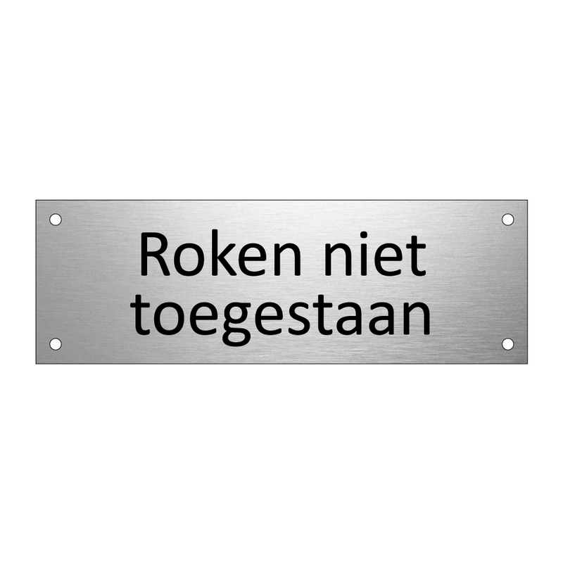 Roken niet toegestaan & Roken niet toegestaan & Roken niet toegestaan