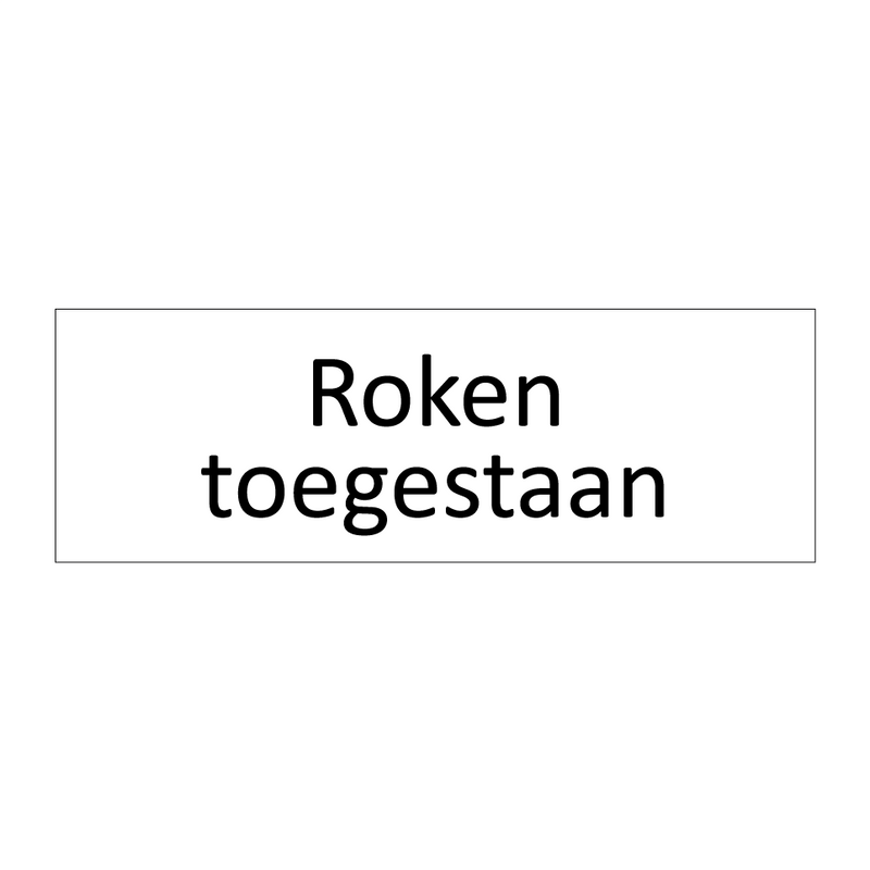 Roken toegestaan & Roken toegestaan & Roken toegestaan & Roken toegestaan & Roken toegestaan