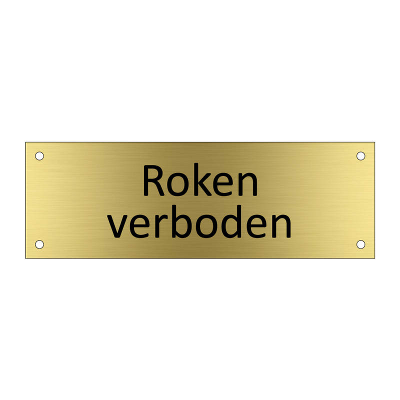 Roken verboden & Roken verboden & Roken verboden