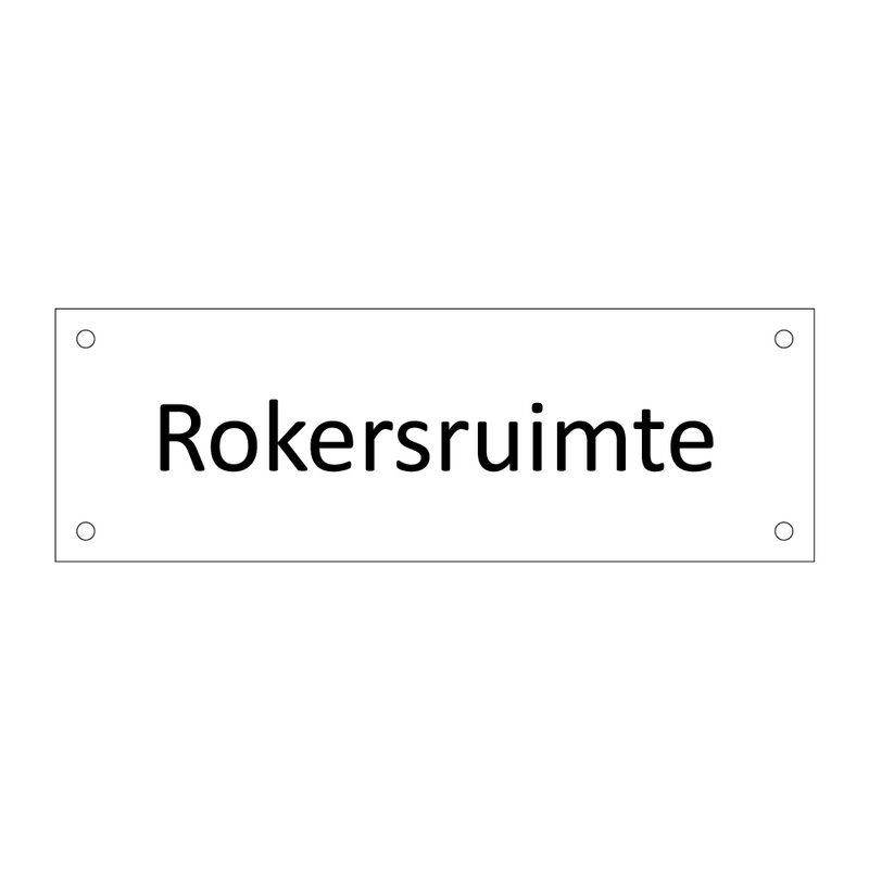 Rokersruimte & Rokersruimte & Rokersruimte