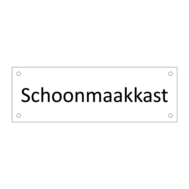 Schoonmaakkast & Schoonmaakkast & Schoonmaakkast