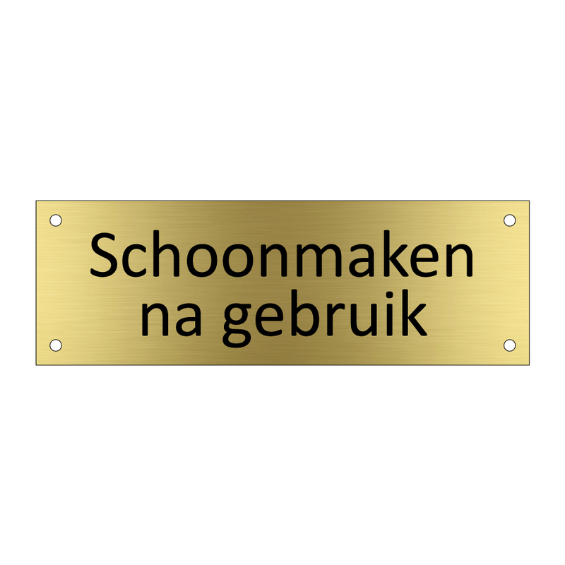 Schoonmaken na gebruik & Schoonmaken na gebruik & Schoonmaken na gebruik