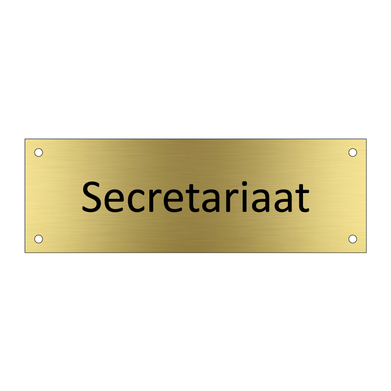 Secretariaat & Secretariaat & Secretariaat