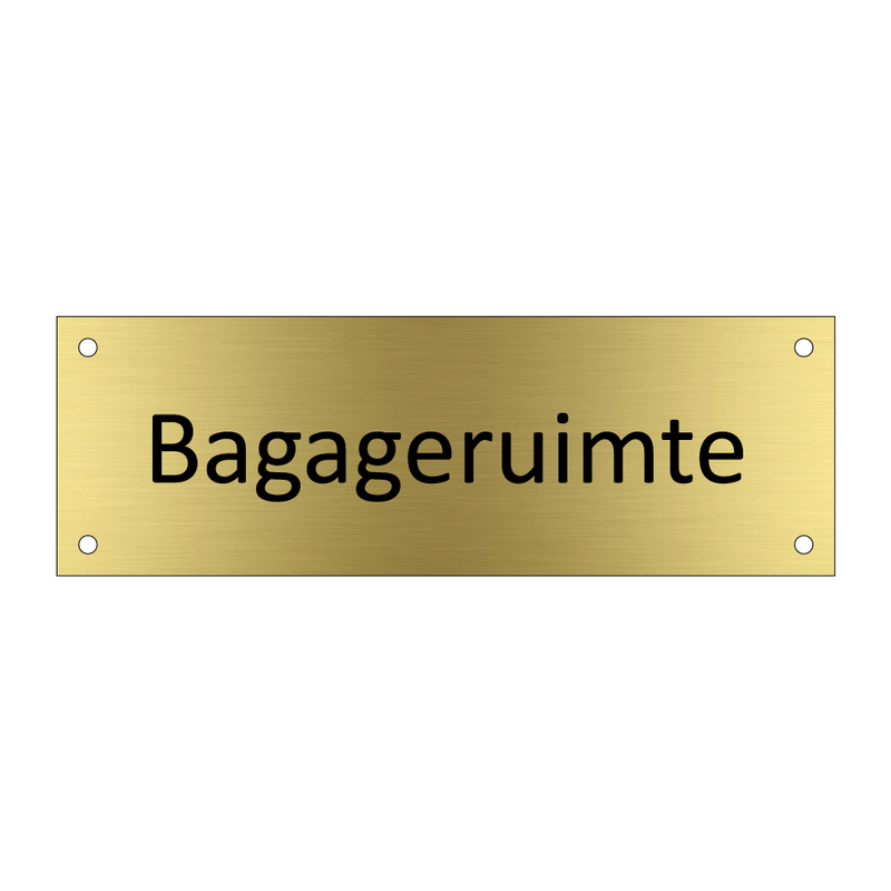 Bagageruimte & Bagageruimte & Bagageruimte