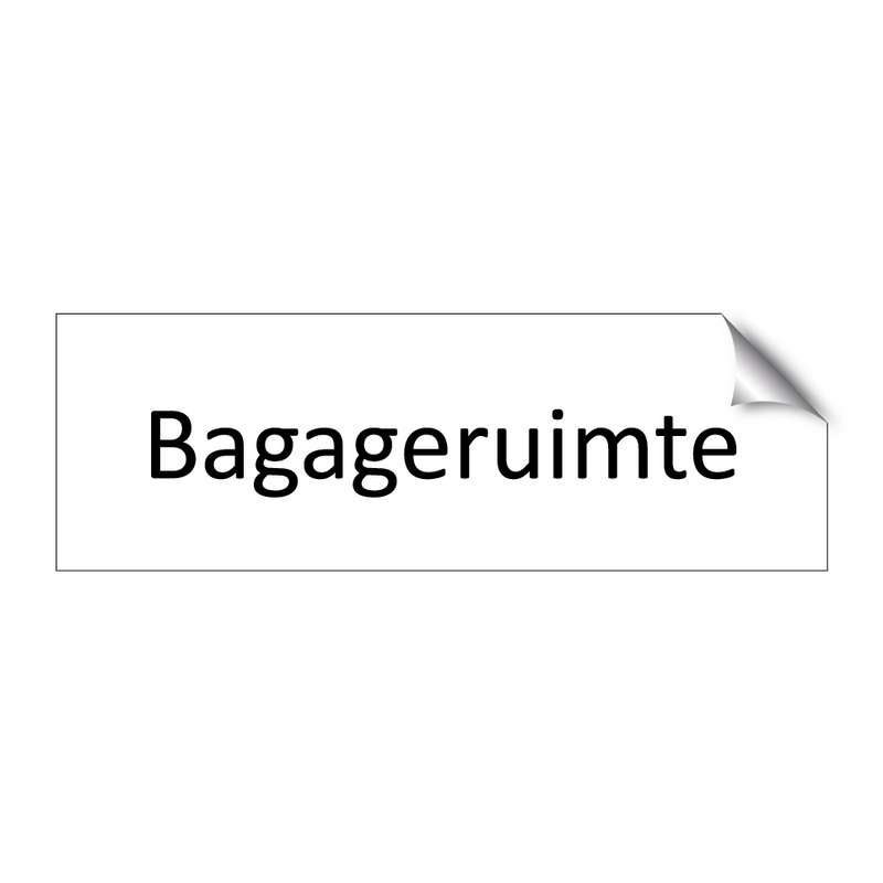 Bagageruimte & Bagageruimte & Bagageruimte