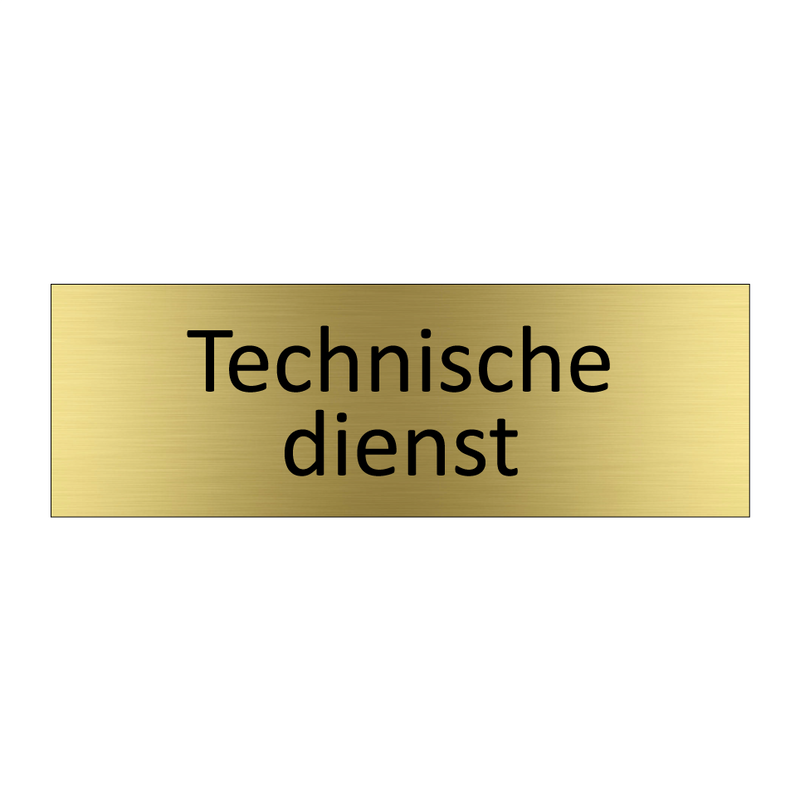 Technische dienst & Technische dienst & Technische dienst & Technische dienst & Technische dienst