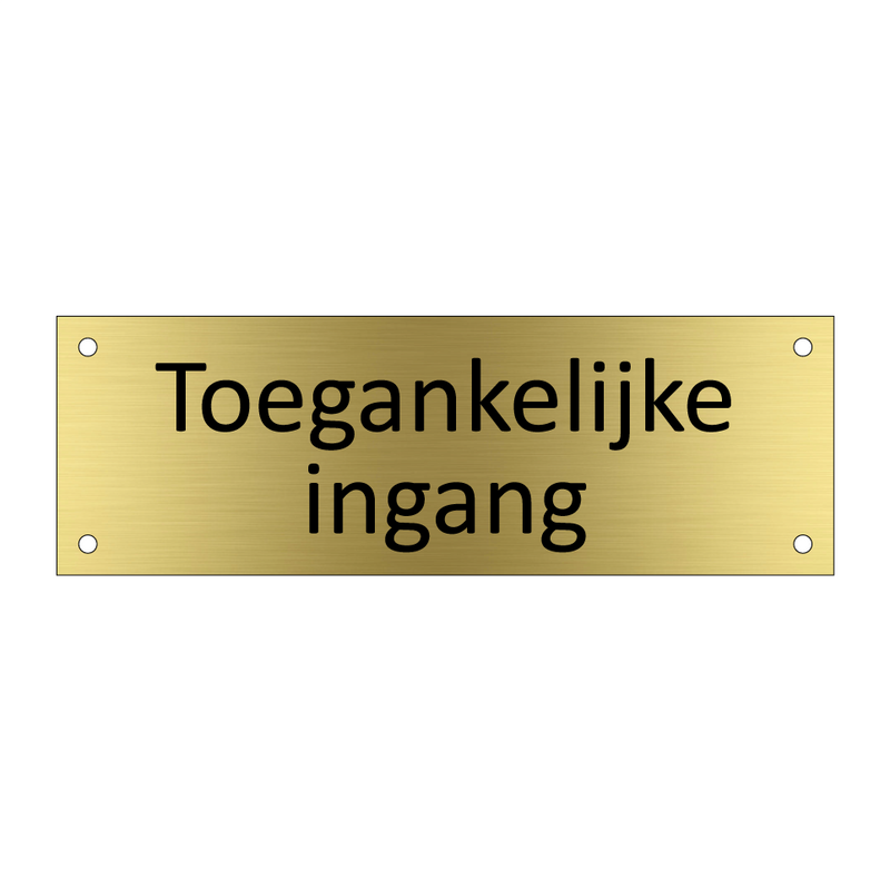 Toegankelijke ingang & Toegankelijke ingang & Toegankelijke ingang