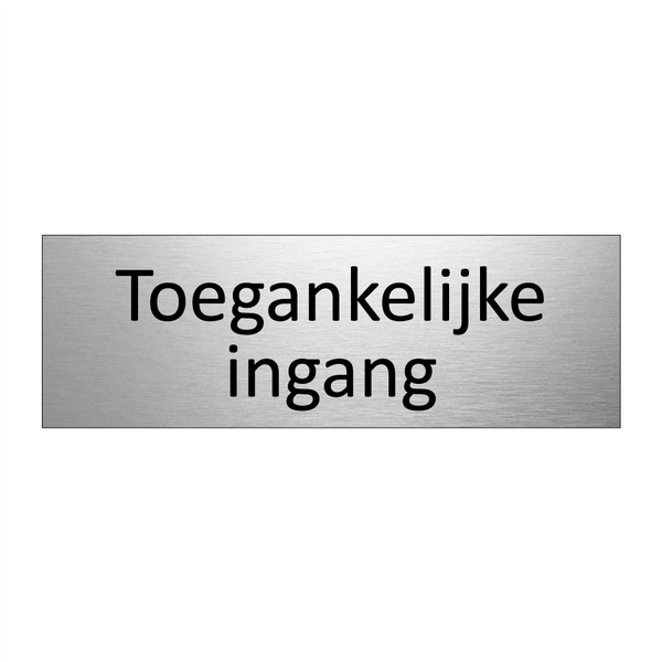 Toegankelijke ingang & Toegankelijke ingang & Toegankelijke ingang & Toegankelijke ingang