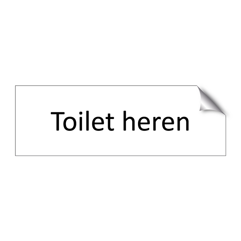 Toilet heren & Toilet heren & Toilet heren