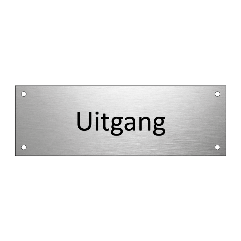 Uitgang & Uitgang & Uitgang