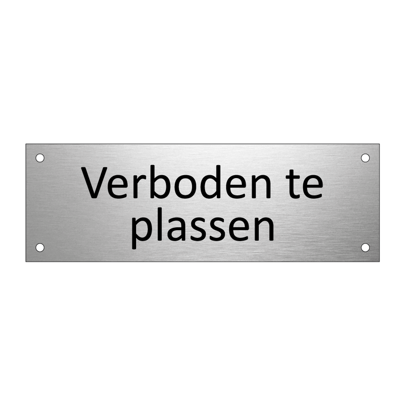 Verboden te plassen & Verboden te plassen & Verboden te plassen