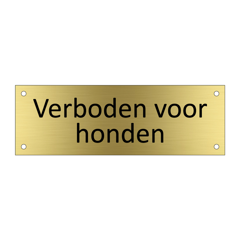 Verboden voor honden & Verboden voor honden & Verboden voor honden