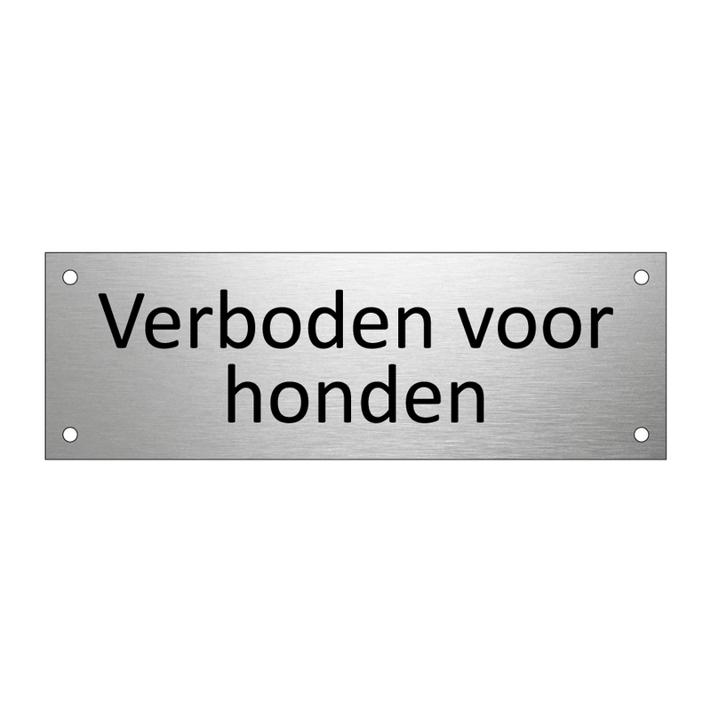 Verboden voor honden & Verboden voor honden & Verboden voor honden