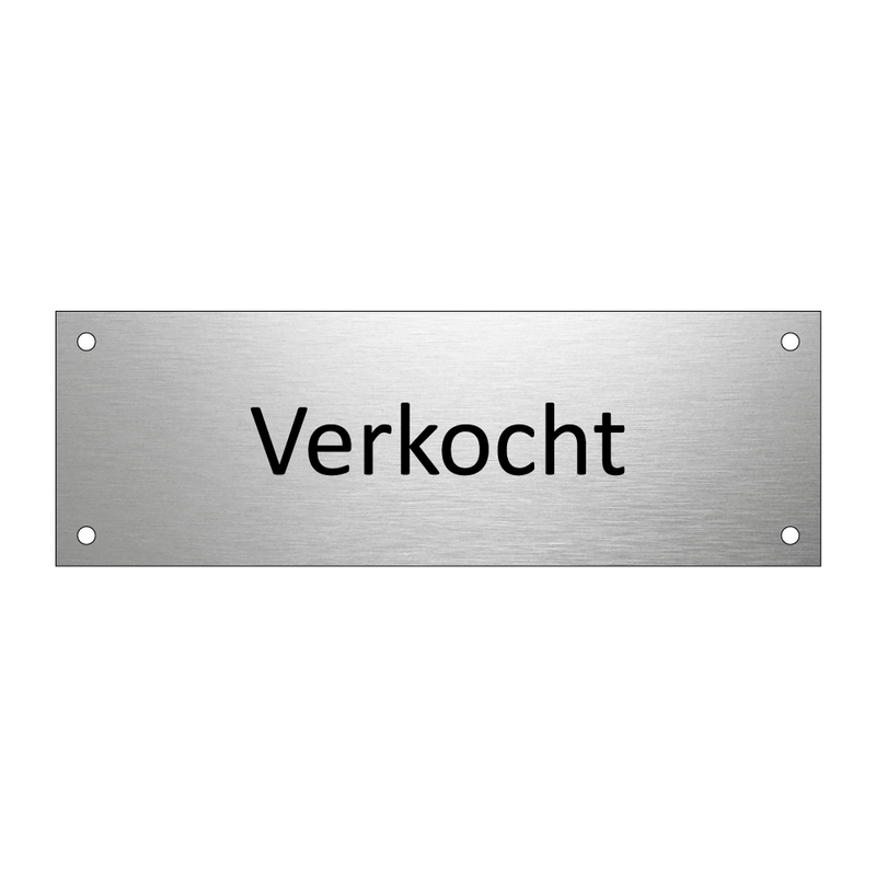 Verkocht & Verkocht & Verkocht