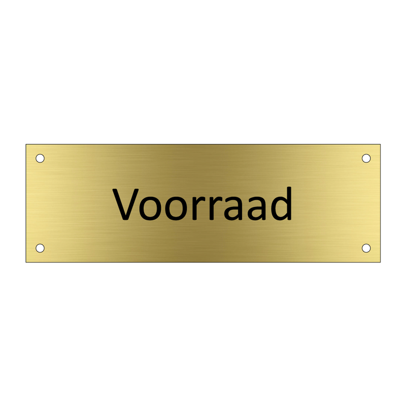 Voorraad & Voorraad & Voorraad