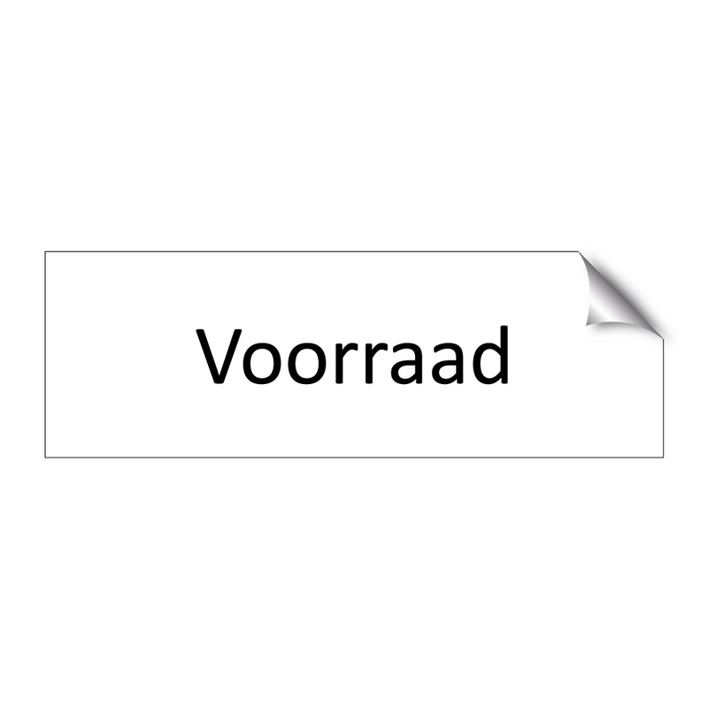 Voorraad & Voorraad & Voorraad