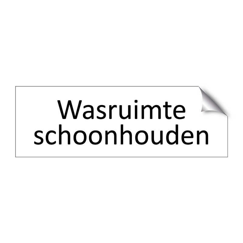 Wasruimte schoonhouden & Wasruimte schoonhouden & Wasruimte schoonhouden