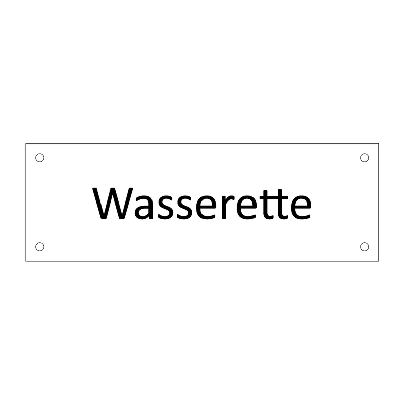 Wasserette & Wasserette & Wasserette