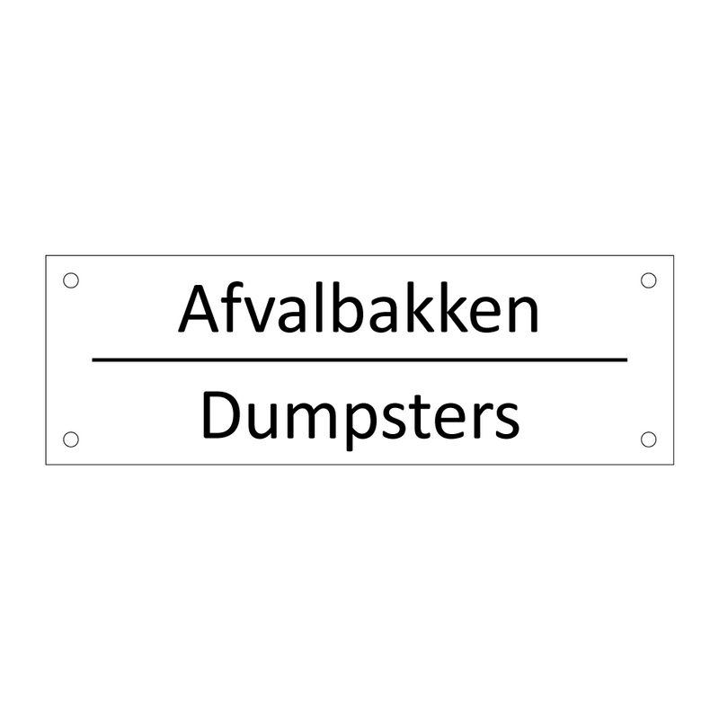 Afvalbakken - Dumpsters & Afvalbakken - Dumpsters & Afvalbakken - Dumpsters