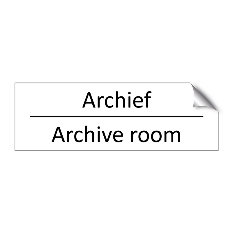 Archief - Archive room & Archief - Archive room & Archief - Archive room