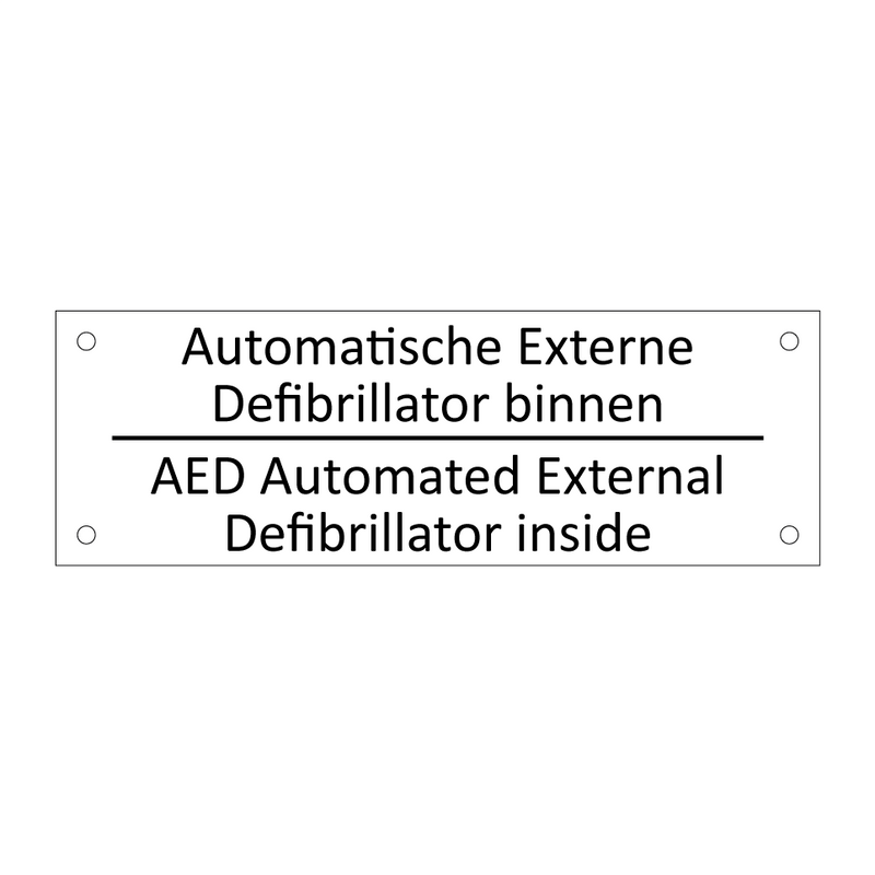 Automatische Externe Defibrillator binnen - AED /…/