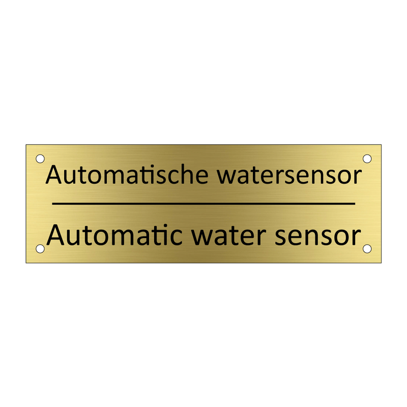 Automatische watersensor - Automatic water sensor